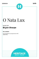 O Nata Lux SATB choral sheet music cover